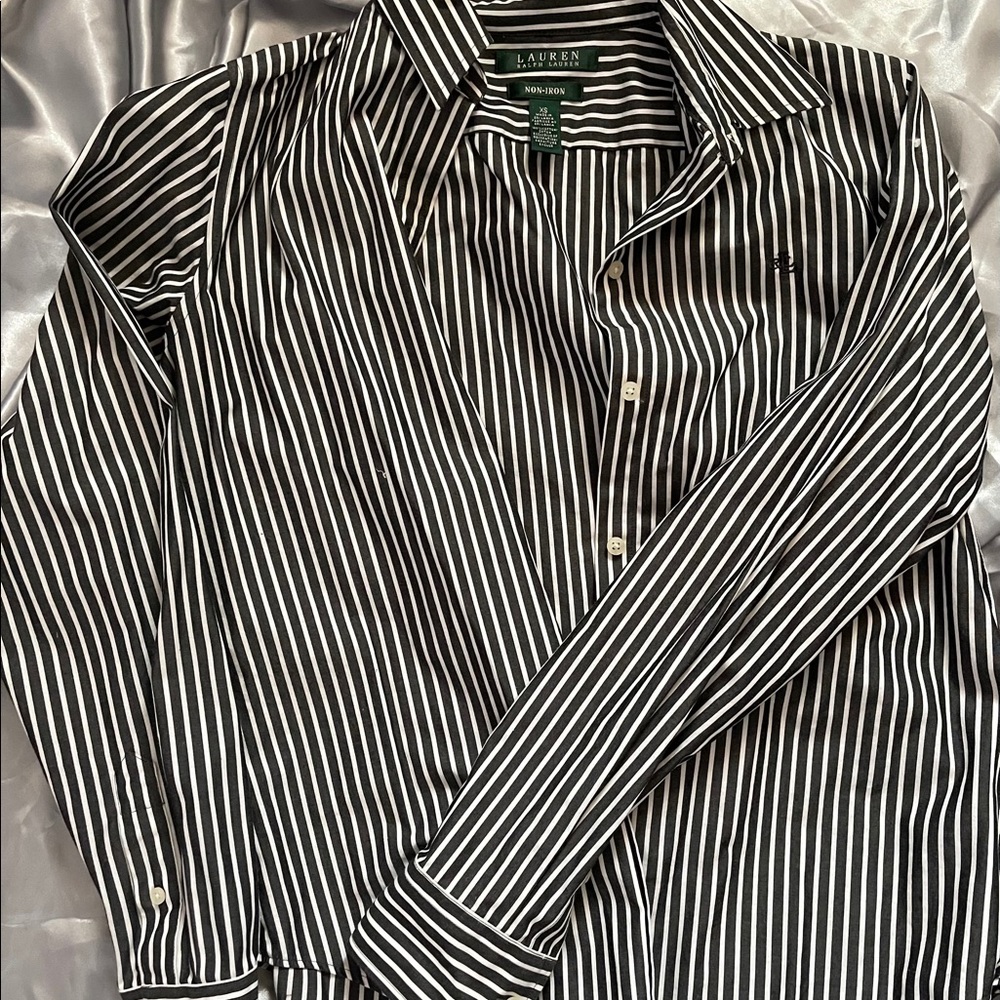 Stripe button down shirt